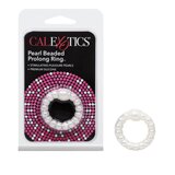 CalExotics Pearl Bead Prolong Ring: Textured Waterproof Erection Enhancer
