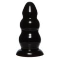 To The Brim Black Butt Plug - 8.5 Inch