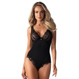 Obsessive Luvae Black Lace Underwire Body - L / XL - Black