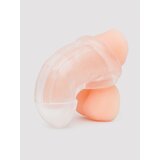 Oxballs COCK-LOCK Clear Flexible Chastity Cage  - Clear