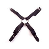 Leather Chest Harness - Black - Large