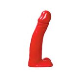 All Red - 12.5 inch Smooth Dildo