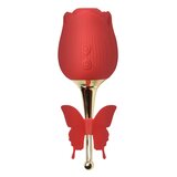 Bloomgasm Flutter Rose Clit Sucking Stimulator with Butterfly Teaser