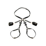 Bondage Harness with Bows - Black - Medium/Large