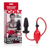 COLT Expandable Inflatable Anal Butt Plug Black