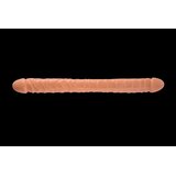 Spanksy 18" Double Ended Dildo in Nude for Ultimate Pleasure