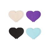 Pretty Pasties - Heart I - Assorted - 4 Pair Set