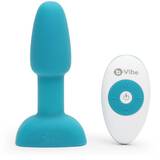 b-Vibe Petite Remote Control Rechargeable Blue Vibrating Rimming Butt Plug