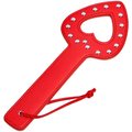 Tough Love Red Studded Heart Paddle - 11.5 Inch