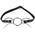 Torment Slimline Leather Spider Mouth Gag