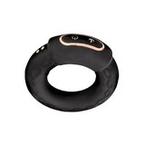 Cock Power Heat-Up Cock Ring - Black