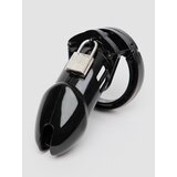 DOMINIX Deluxe Rigid Plastic Chastity Device 3 Inch  - Black