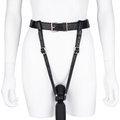 Climax Control Faux Leather Wand Harness Belt