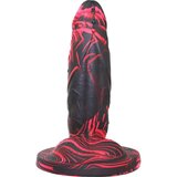 Flame Dragon 7-Inch Silicone Dildo Anal Butt Plug with Suction Cup for Ultimate Pleasure