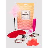 LoveBoxx Sexy Weekend Gift Bag Kit (7 Piece) - Red