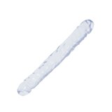 Crystal Jellies® 12" Jr. Double Dong - Clear
