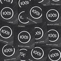EXS Black Latex Condoms - 25 Pack