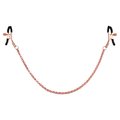 Pink Kink Rose Gold Chain Nipple Clamps