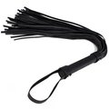 Chastiser Studded Faux Leather Flogger - 21 Inch