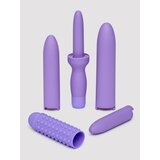 Dr. Laura Berman® Rechargeable Dilators™ Set of 4 Locking Sizes, Plus Sleeve - Purple