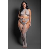Most Wanted 3-Piece Gartered Stockings Set - Queen Size