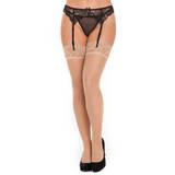 Lovehoney Sheer Nude Lace Top Stockings