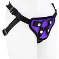 Purple Satin Universal Strap-On Harness