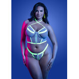 Supernatural Zipper Bra Top and Panty - Queen Size