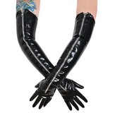 Latex Shoulder Gloves with Zip