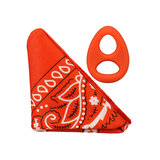 ROCK SOLID The Code - Silicone C-Ring with Bandana - Orange