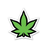 Green Leaf Sticker