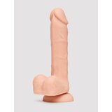 Lifelike Lover Classic Dual-Density Silicone Dildo with Balls 8 inch - Flesh Pink - Flesh Pink