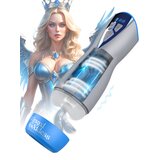 Eloa Winged Goddess Suction and Vibrating Virtual Reality Masturbator - Grey