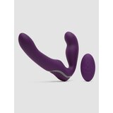 Desire Luxury Rechargeable Remote Control Strapless Strap-On - Purple