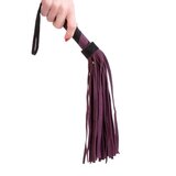 Sensual Suede Flogger Purple