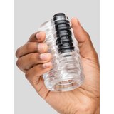 Lovehoney Open Invite Clear Rechargeable Vibrating Male Stroker - Clear
