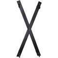 Zado Saint Andrew's BDSM Wall Cross - Black