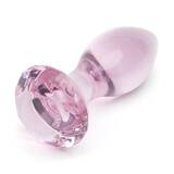 Icicles No 79 Medium Diamond-Shaped Glass Butt Plug 3 Inch