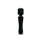 Me You Us Wand Vibrator Black - Multiple Vibration Modes, Body-Safe Silicone