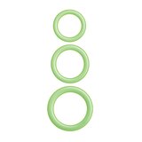 Enhancer Silicone Glow Rings - Green