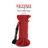Fetish Fantasy Series - Deluxe Silk Rope - Red