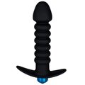Wingman Ribbed Vibrating Butt Plug - 5.5 Inch