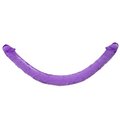 Double Dip Clear Purple Double Ended Dildo - 17 Inch