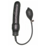 Moulded Rubber Pump Up Black Dildo
