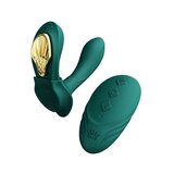 Aya Wearable Vibrator with Remote - Turquoise