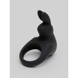 Happy Rabbit Rechargeable Rabbit Cock Ring - Black