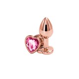 Rear Assets - Rose Gold Heart - Small - Pink