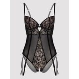 Lovehoney Parisienne Charm Black Lace Body - Small - Black