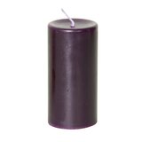 Medium Pillar Low Burning Wax Play Candle Purple