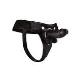 Realistic 6 Inch Strap-On - Black - One Size